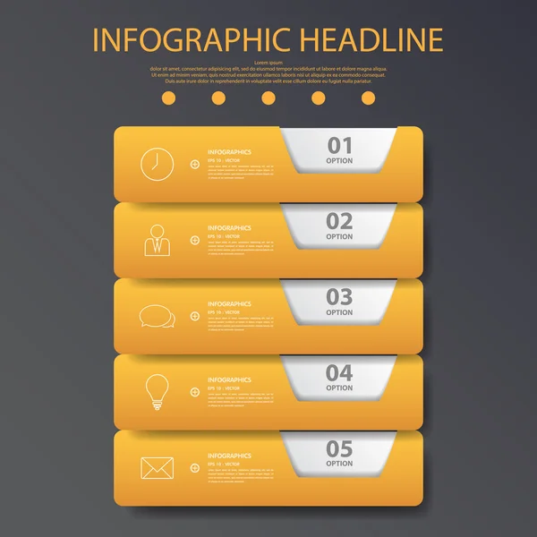 Modelo de negócio. , infográfico — Vetor de Stock