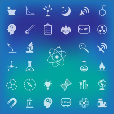 bilim simgeler ayarlayın.