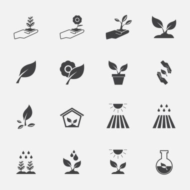bitki Icon set.