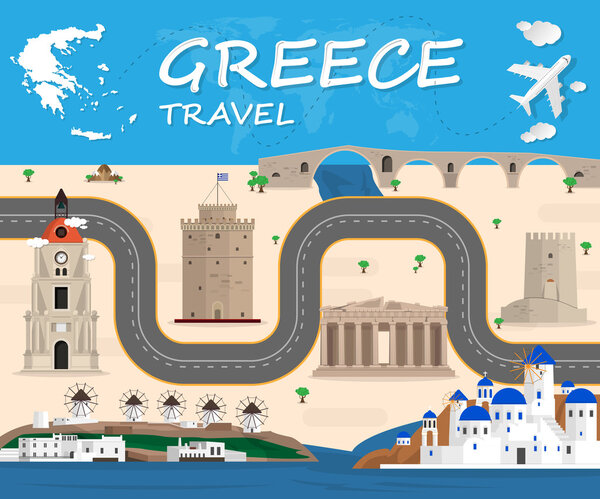 greece travel Icon. travel Icon Vector. travel Icon Art. travel 