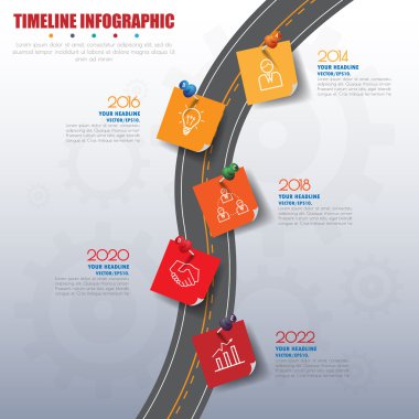 iş Infographic şablonu. Veri görselleştirme. Kullanılan f olabilir
