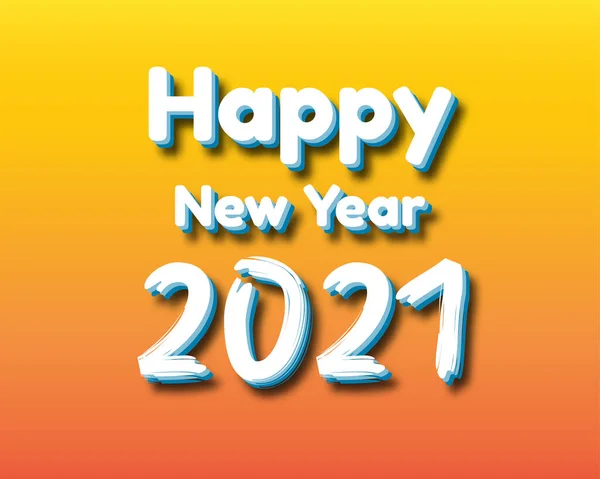 Felice Anno Nuovo 2021 2021 Biglietto Auguri Sfondo Astratto 2021 — Vettoriale Stock