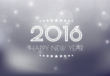 2016 mutlu yeni yıl background.vector.