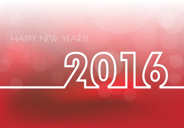 2016 happy New Year background.vector. — Stockvector