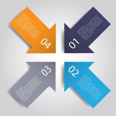 Tasarım temiz sayı afiş şablon/grafik veya Web sitesi düzeni.