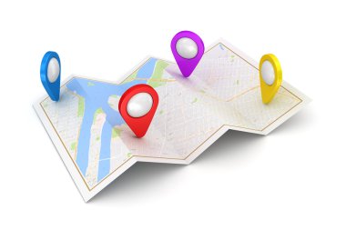 GPS uydu navigasyon kavramı