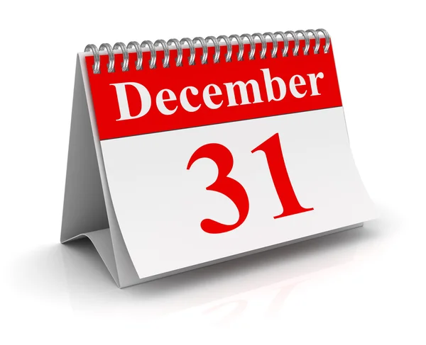 31 dicembre — Foto Stock