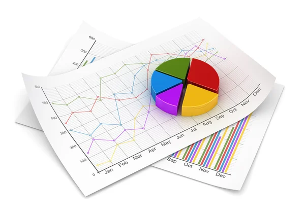 Üzleti diagram — Stock Fotó