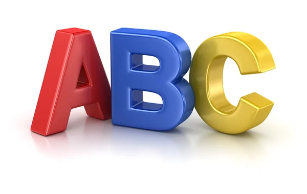Carta ABC — Foto de Stock