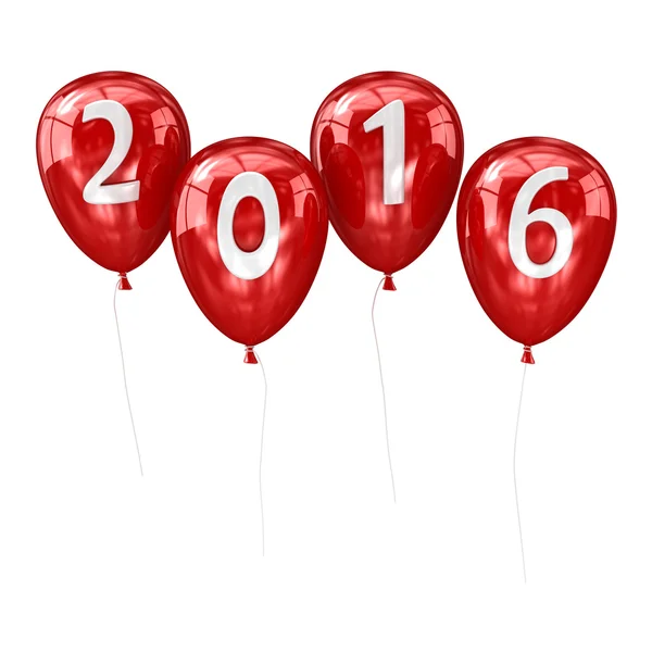 Nowy rok 2016 balon — Zdjęcie stockowe