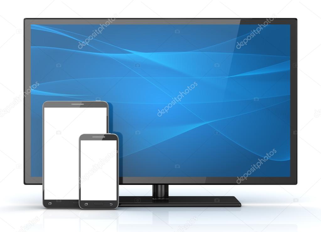 HD television and phone