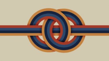 4k video içerisindeki çizgi ve daire ögeleri renk değiştiren beyaz arkaplan.