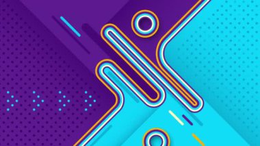 4k video içerisinde yaratıcı mor arkaplan tasarımı.