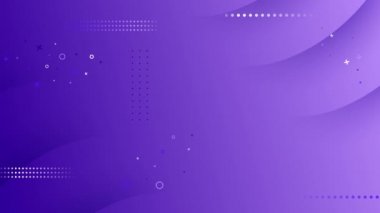 Mor soyut arkaplan ve dalga tasarımı 4k video.