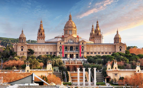 Placa de Espania - Национальный музей, Барселона, MNAC . — стоковое фото
