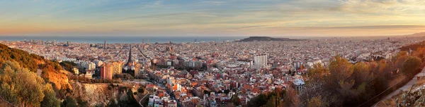 Pemandangan panorama dari barcelona, spain — Stok Foto