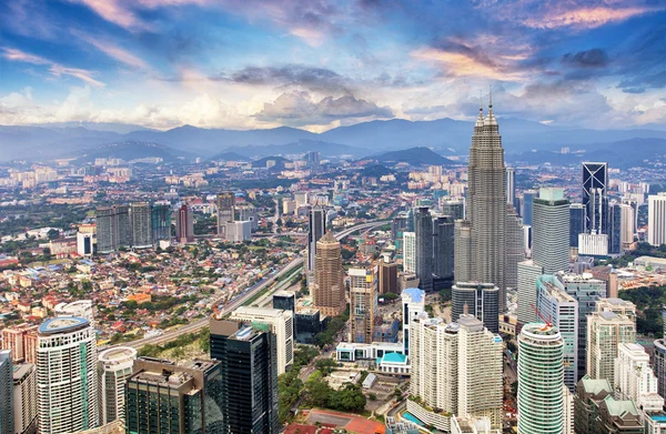 Kuala lumpur, Malajsie Panorama. — Stock fotografie