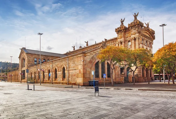 Gamla hamnen i Barcelona, Spanien. — Stockfoto