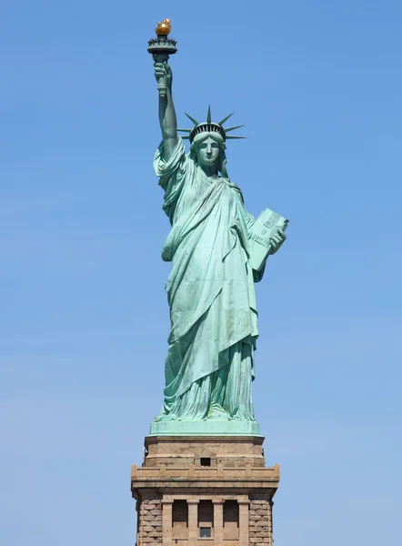Amerikai szimbólum - Szabadság-szobor. New York, Egyesült Államok. — Stock Fotó