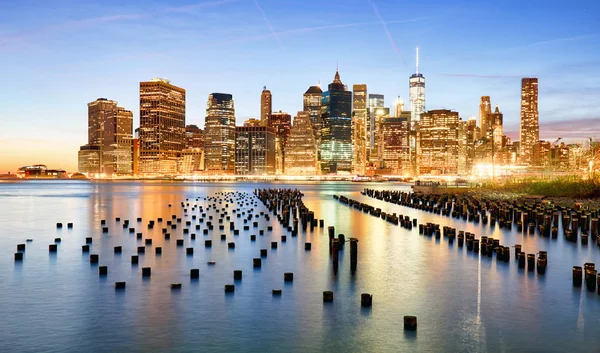 Estados Unidos, New York City skyline — Foto de Stock