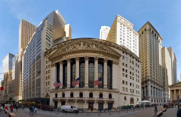 New York City, Usa - augustus 2016: De New York Stock Exchange o — Stockfoto