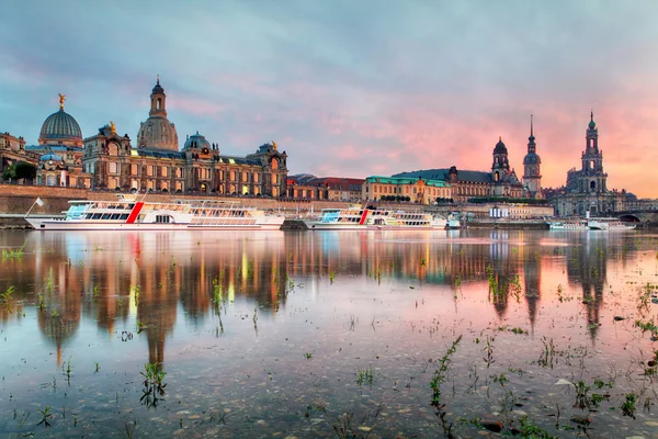 Dresde al atardecer, Alemania —  Fotos de Stock