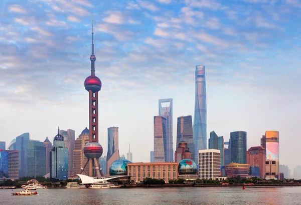 Shangahi skyline, Kina. — Stockfoto
