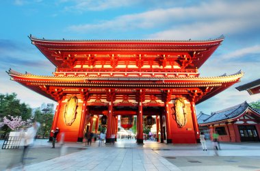 Asakusa Tapınağı pagoda, Tokyo, Japonya