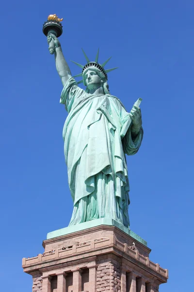 Αμερικανικό σύμβολο - Άγαλμα της Ελευθερίας. Νέα Υόρκη, ΗΠΑ. — Φωτογραφία Αρχείου