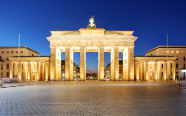 Berlin - Brandenburg Kapısı, gece