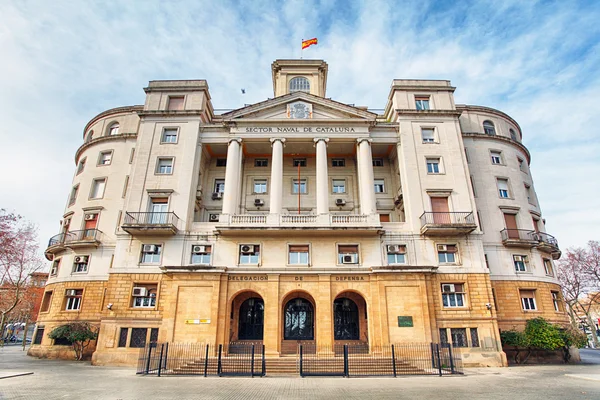 Oud gebouw in Barcelona, Spanje Spanje — Stockfoto