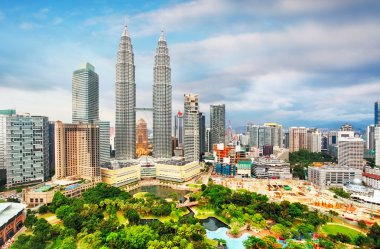 Kuala Lumpur, Malaysia skyline. clipart