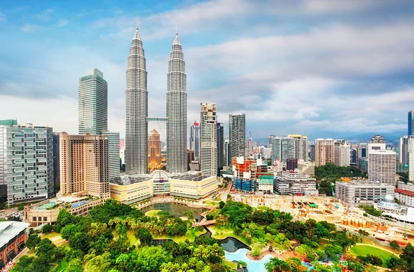 Kuala Lumpur, skyline de Malasia . —  Fotos de Stock