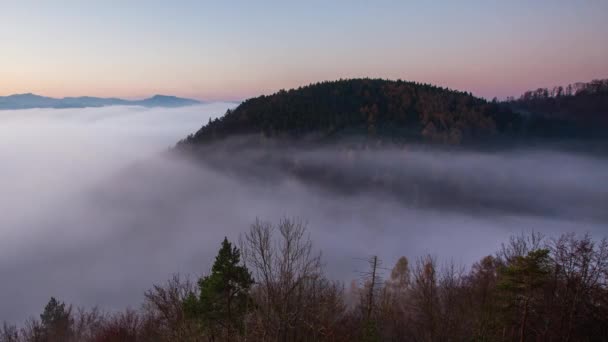 Časová Prodleva Přes Mraky Přírodní Krajina — Stock video