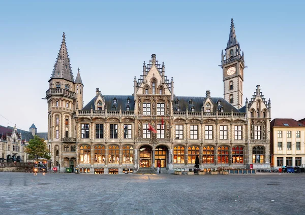 Leie Flod Gent Stad Belgien — Stockfoto