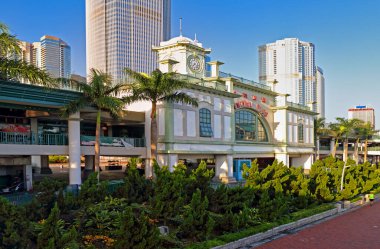 Gün içinde Hong Kong Merkez İskelesi