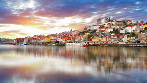 Ciudad Oporto Atardecer Portugal — Foto de Stock