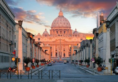 Rome, Vatican city clipart