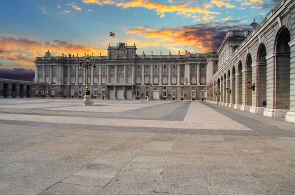 Madrider Königspalast — Stockfoto