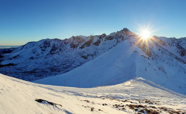 Tatrabergen vintern i Polen — Stockfoto