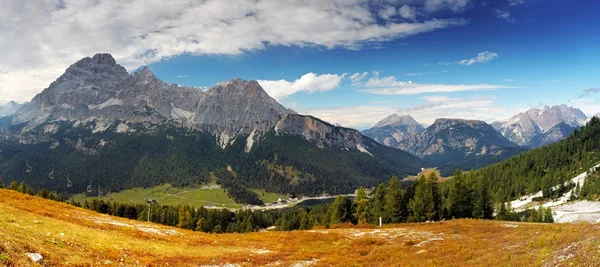 Widok na Dolomity, Alpy Włochy — Zdjęcie stockowe