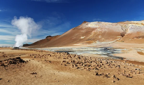 Vulkanische landschap namafjall — Stockfoto
