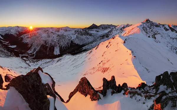 Tatras no inverno — Fotografia de Stock