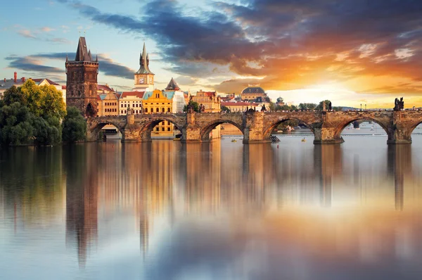 Praga - Puente de Carlos — Foto de Stock