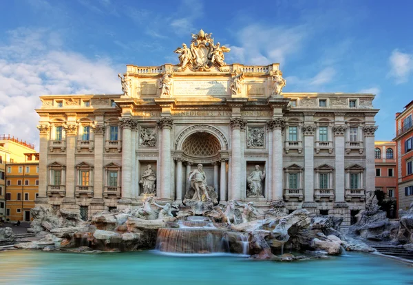 Rom, Brunnen di Trevi — Stockfoto