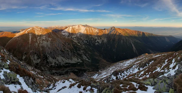 Autumn Tatras panorama, Slovakia — Stock Photo, Image