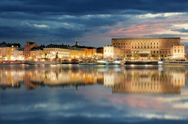 Starego miasta w Sztokholmie, Sweiden — Zdjęcie stockowe