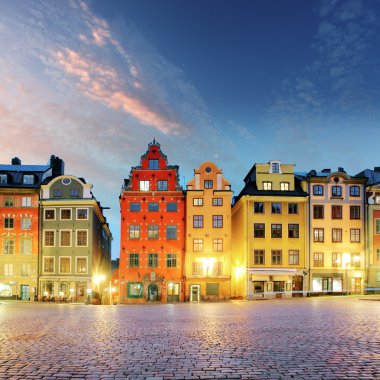 Stockholm - Gamla stan Stortorget yerde