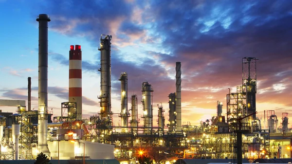 Oil and gas refinery, Power Industry — Stock Photo, Image