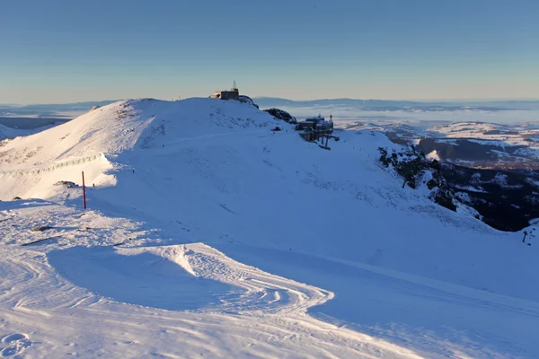 Vinter mountain i Polen — Stockfoto